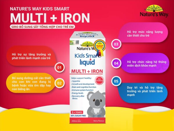 Natures Way Kids Smart Multi Iron Liquid 2 ikute.vn