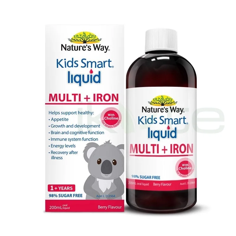 Natures Way Kids Smart Multi Iron Liquid 4 ikute.vn