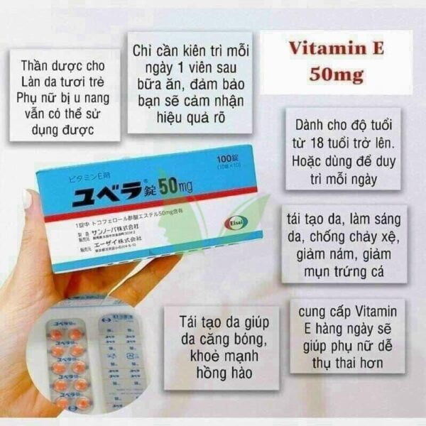 Vitamin E Eisai 50mg 3 ikute.vn