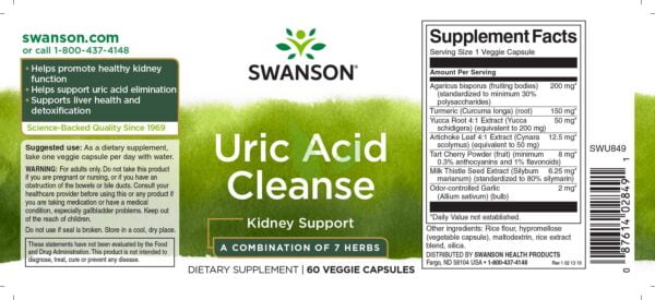 Swanson Uric Acid Cleanse 2 ikute.vn