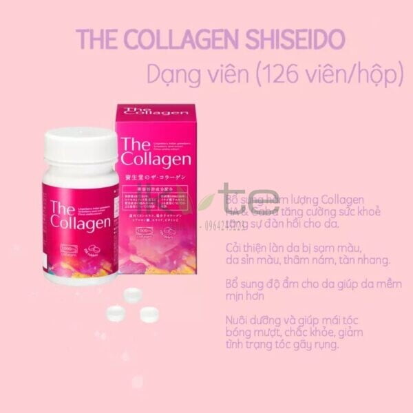 The Collagen Shiseido dang vien cua Nhat ikute.vn