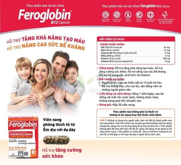 vien sat feroglobin b12 vitabiotics ikute.vn