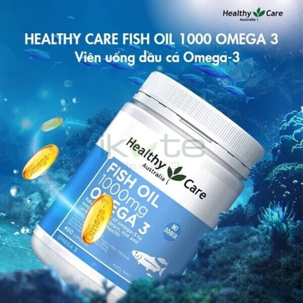 Healthy Care Fish Oil 1000mg Omega 3 ikute.vn