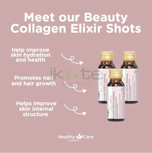 Collagen Healthy Care Beauty Collagen Elixir Shots 3 ikute.vn