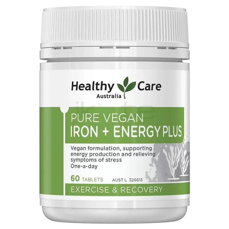 Healthy Care Pure Vegan Iron Energy Plus 1 ikute.vn