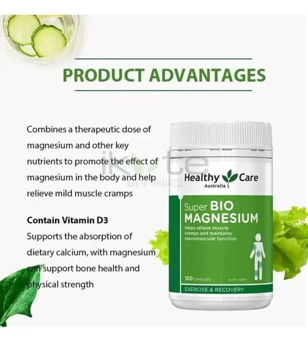 Healthy Care Super Bio Magnesium 1 ikute.vn