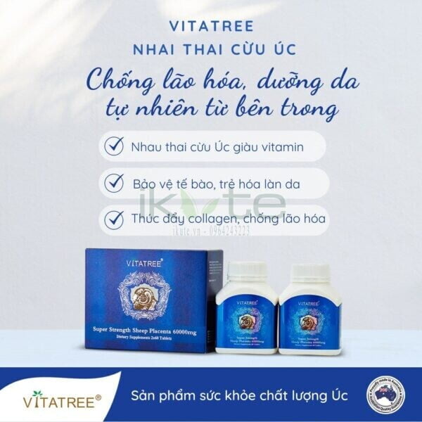 Vitatree Super Strength Sheep Placenta ikute.vn