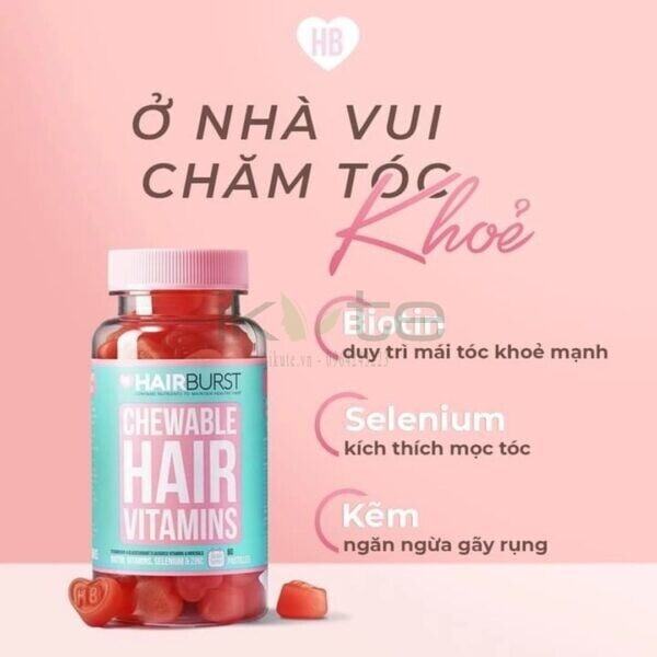 Hairburst Chewable Hair Vitamins ikute.vn