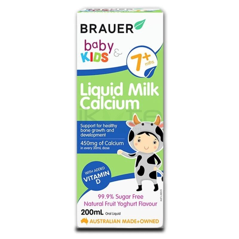 Brauer Baby Kids Liquid Milk Calcium 3 iKute 1
