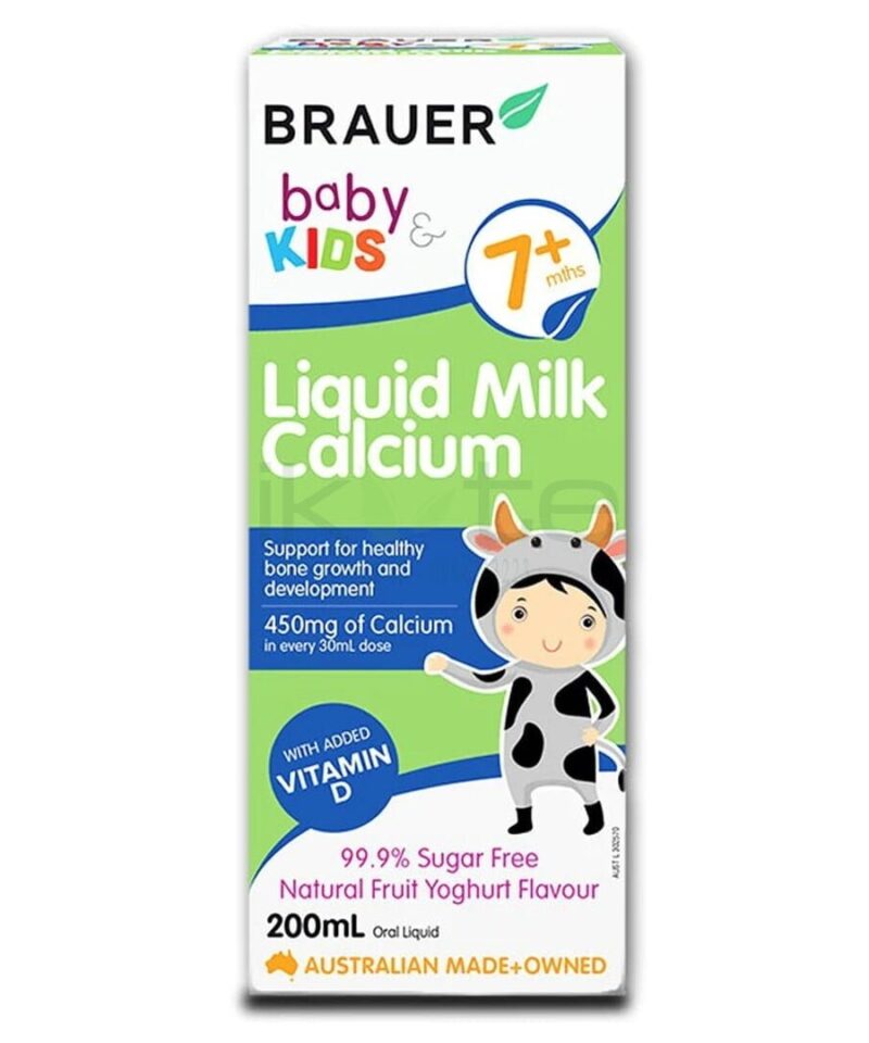 Brauer Baby Kids Liquid Milk Calcium 3 iKute 1