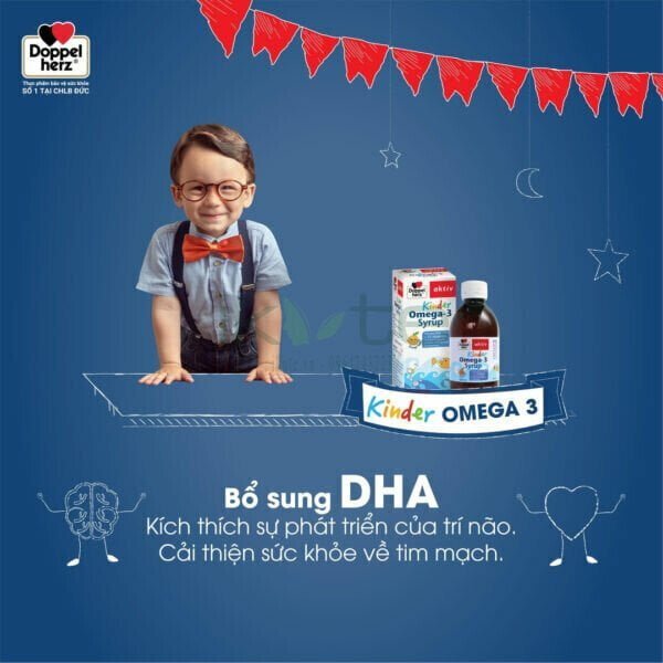 Doppelherz Aktiv Kinder Omega 3 Syrup 1 iKute